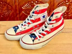 ★希少レア!コンバース オールスター USA 星条旗 白/赤 ビンテージ★