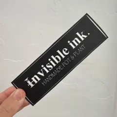 invisible ink. ステッカー HANDMADE POT