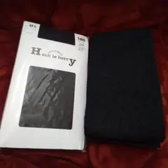 厚手タイツ 2足 黒 ブラック