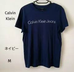 【Calvin Klein】カルバンクライン　Tシャツ　ネイビー　Mのサムネイル