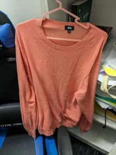 品　UNIQLO　ウォッシャブルコットンクルーネックセーター