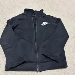 Nike ブラック ジップアップジャージ 120