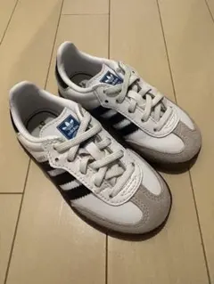 adidas SAMBA スニーカー ホワイト ブラック　14cm