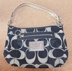 ★COACH(コーチ)★ポピーシグネチャーサティーングルービー★