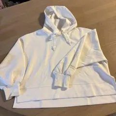 lovetoxic ホワイト フード付きパーカー