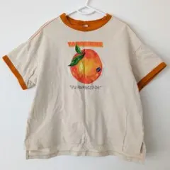 p.premier フルーツだいすきグラフィックリンガー半袖Tシャツ 120