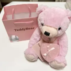 TEMPUR ピンク クマ型ぬいぐるみ - メルカリ