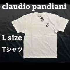 claudio pandiani Lサイズ Tシャツ バニラ サッカージャンキー