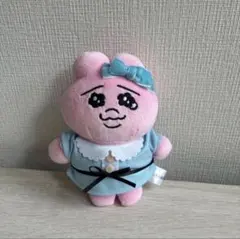 おぱんちゅうさぎ　マスコットチャーム　ぬいぐるみ　ワンピース　しまむら