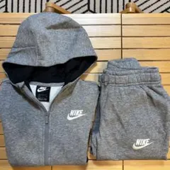 Nike グレー ジャージ上下セット フード付き