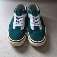 VANS復刻モデル『BOLD NI』エメラルドグリーン×ホワイト27.5cm