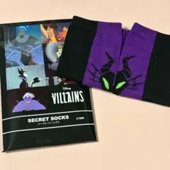 ディズニー ヴィランズ シークレットソックス 靴下 マレフィセント ドラゴン