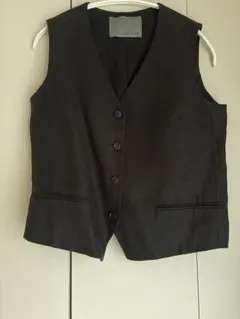 Kris van assche ノーカラー チェック 柄 スーツ ベスト 黒 - メルカリ