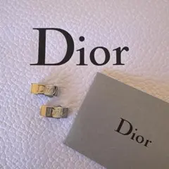 さゆあ様専用　【美品】Dior ロゴシルバーイヤリング