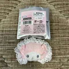 サンリオ ホワイトフリル シークレットヘアクリップ マイメロ マイメロディ 前髪