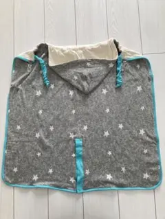 フード付き星柄おくるみ　ブランケット　ブランシェス