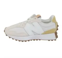 New Balance ホワイト/ベージュ スニーカー