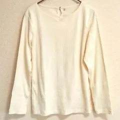 リブtシャツ 長袖