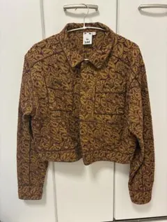 【X-girl】エックスガール CUTWORK JACKET ペイズリー柄のサムネイル