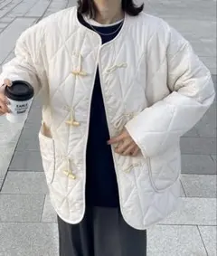 Chillfar ダッフルキルティングジャケット