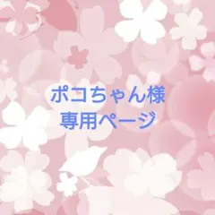 ポコちゃん様専用ページ