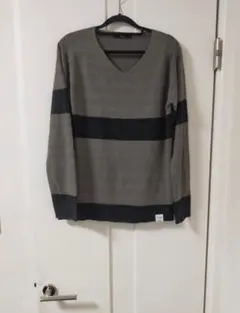 美品　AZUL　アクリル　ボーダーシャツ Mサイズ　アズールバイマウジー