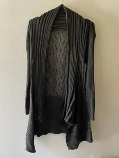 【Innocente】編み織りニットガーディガン