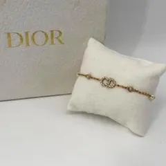 15567✨Christian Dior CDロゴ ラインストーン ブレスレット