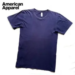 American Apparel コットン 半袖Tシャツ ネイビー XSのサムネイル