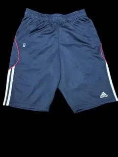 【美品】adidas アディダス ハーフパンツ ネイビー Lのサムネイル