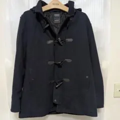 NICOLE CLUB FOR MEN ネイビー ダッフルコート LL ウール