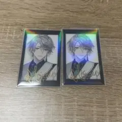 甲斐田晴 4周年記念グッズ チェキ風カード　サイン入り レア