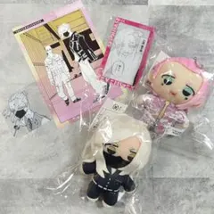 【東京卍リベンジャーズ　三途 春千夜】原画展ぬいぐるみマスコット・クリアカード他