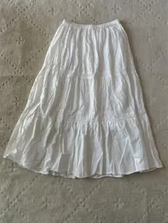 コットンレーススカート