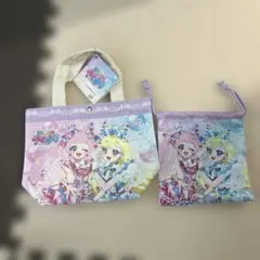 ひみつのアイプリ　ミニトート　巾着 青空ひまり 星川みつき ポッピンドリーミン