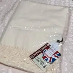 しまむら/HK WORKS LONDON/ストール/マフラー/オフホワイト