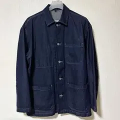 無印良品　木の実から作ったカポック混デニムカバーオール　Lサイズのサムネイル