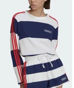 新品未使用★Adidasアディダス カットソー ロンT スウェット 長袖トップス