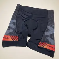 AKASO レーサーパンツ サイクルパンツ ブラック レッドのサムネイル