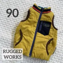 ラゲットワークス ダウンベスト 90 黄色