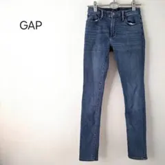 1565＊ギャップ GAP スキニーデニム ダークブルー 28×32 脚長