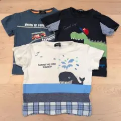 Klädskåp クレードスコープ Tシャツ 3枚セット 100