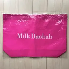 【新品未使用】　Milk Baobab ショップ袋 ショッパー ピンク 韓国のサムネイル