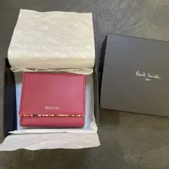 Paul Smith三つ折り財布 PWD544ローズ