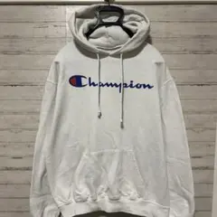 champion チャンピオン　ホワイトパーカー　オーバーサイズ