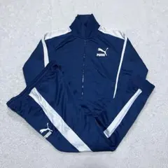 希少カラー プーマPUMA iconic T7 上下セットペルシアンブルーBTS