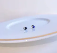 ラピスラズリ　天然石　ピアス　サージカルステンレス　a