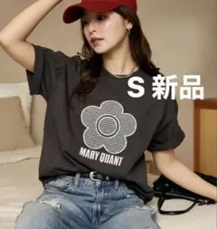 残りわずか【新品】S チャコールグレー　マリークワント　Tシャツのサムネイル