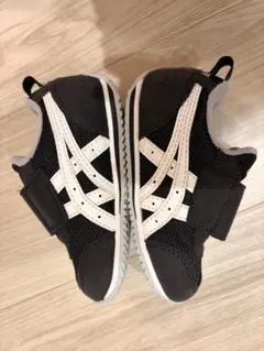 【美品】　ASICS スクスク　14cm 黒