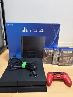 PlayStation 4 本体 コントローラー、ゲームソフト付き 即購入可
